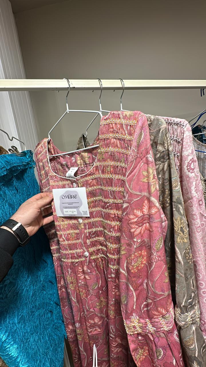 Golden Cotton Gallabiah (جلابية قطن مذهب)